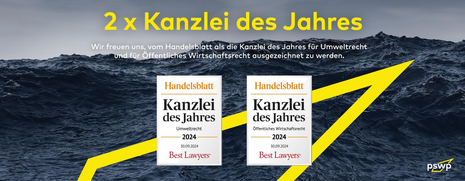 2x Kanzlei des Jahres