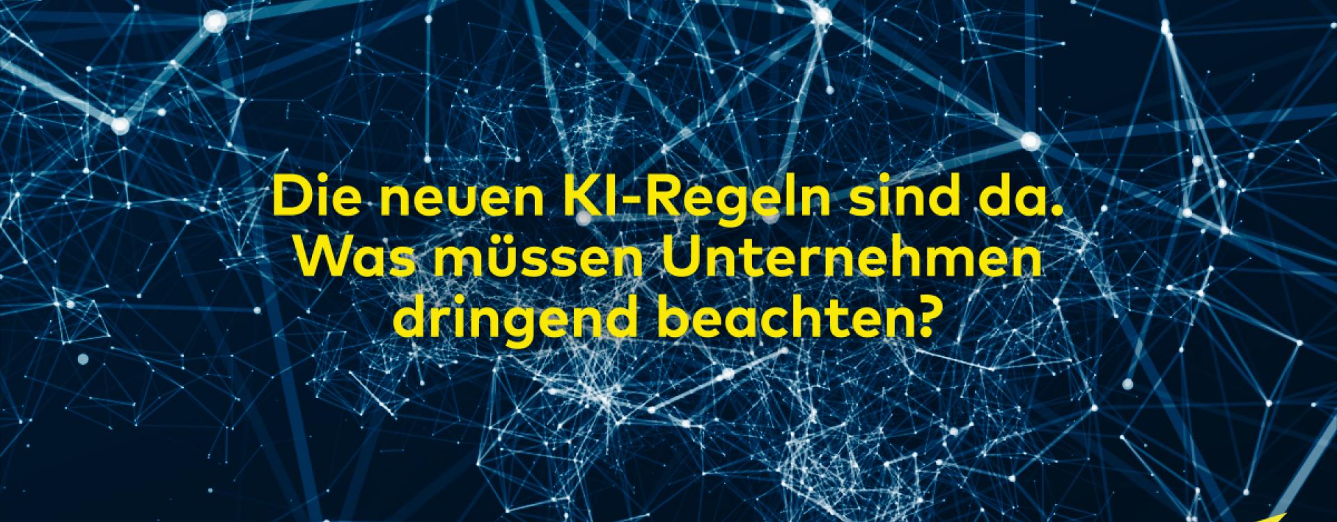 Newsbeitrag Bild zum Thema Die neuen KI-Regeln sind da.