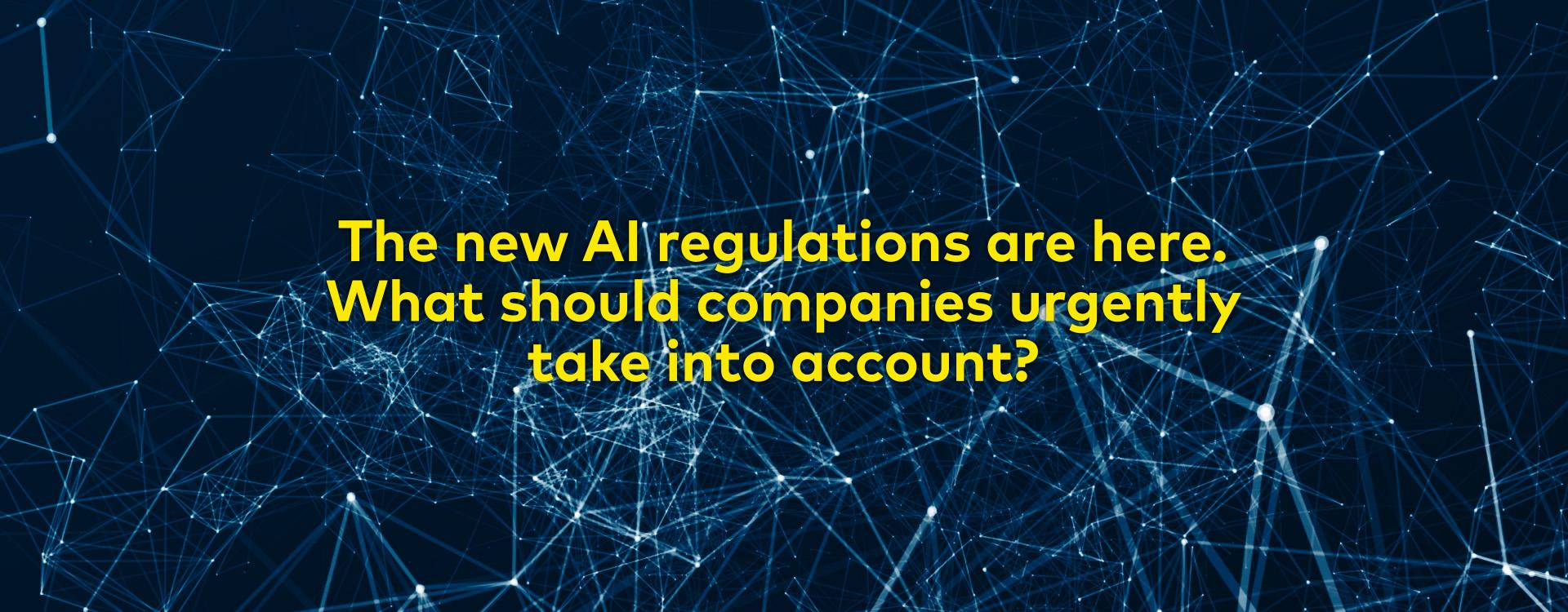 News image The new AI regulations