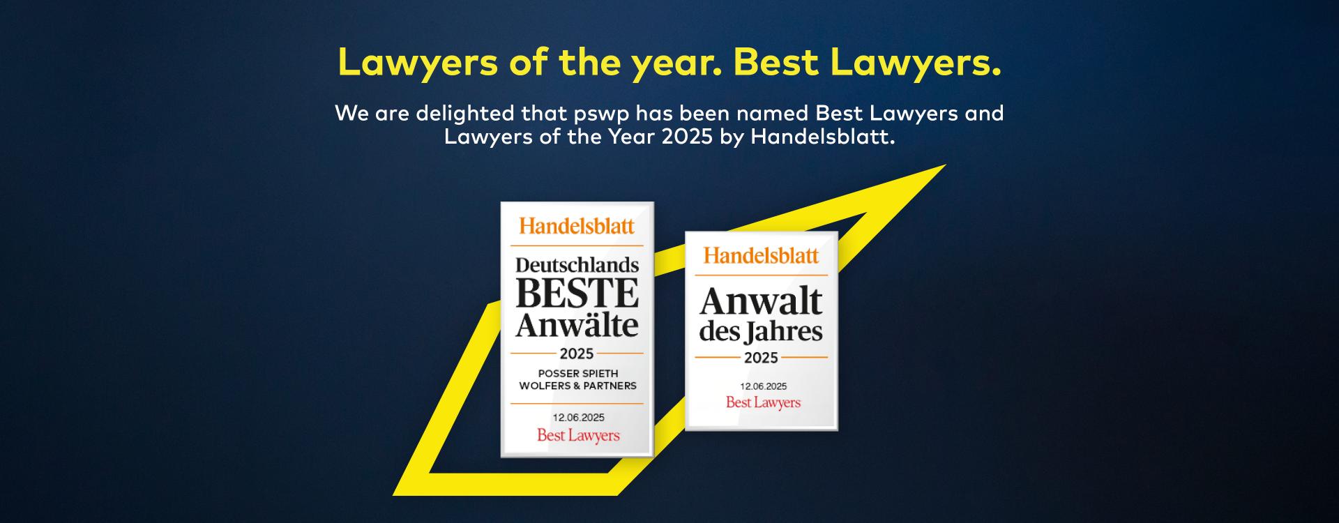 News Beitragsbild Lawyers of the year. Best Lawyers.